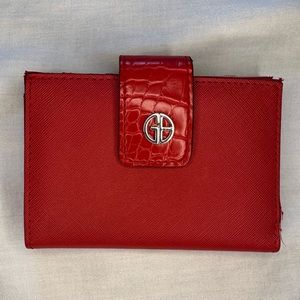 Giani Bernini red wallet